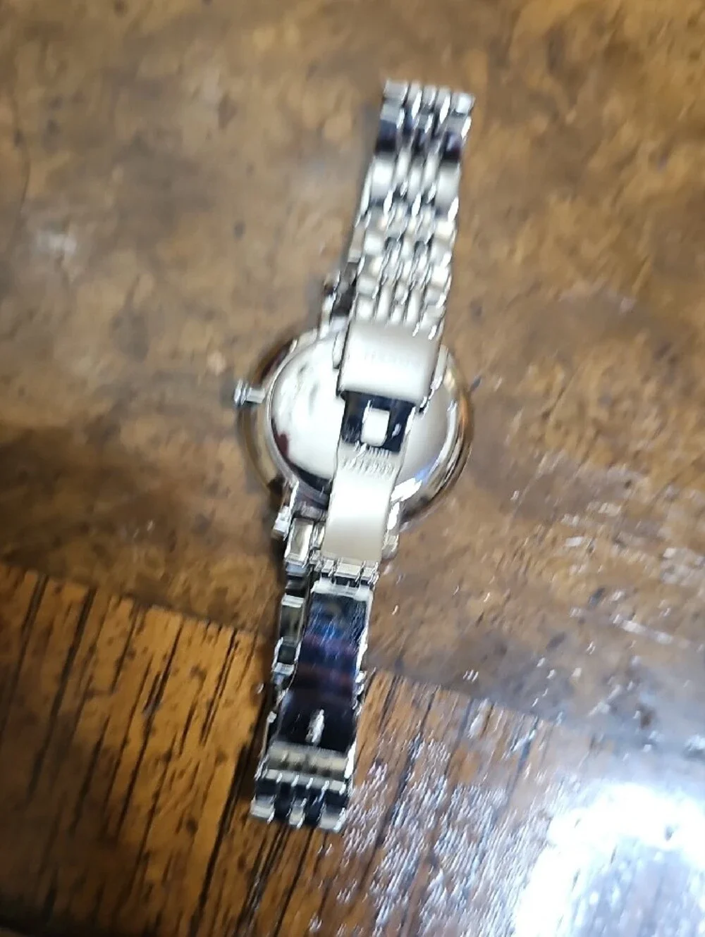 Fossil Silver Crystal Heart Bracelet Watch